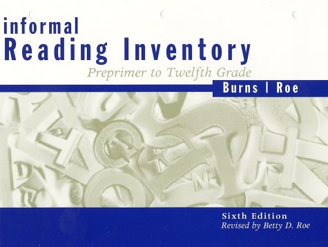 Book cover for Informal Reading Inventory 6e