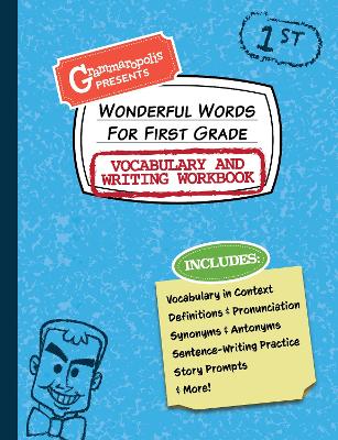 Cover of Wonderful Words for First Grade Vocabulary and Writing Workbook