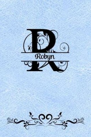 Cover of Split Letter Personalized Name Journal - Robyn