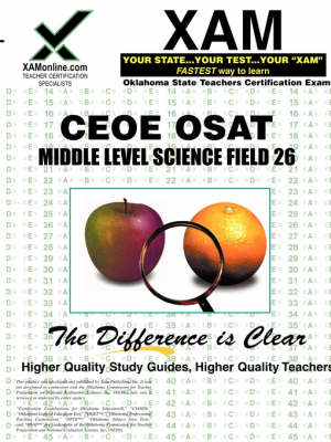 Book cover for Ceoe Osat Middle Level Science Field 26 Teacher Certification Test Prep Study Guide