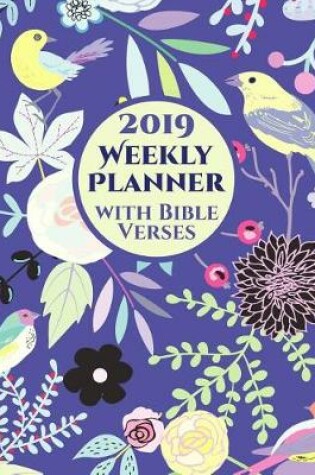 Cover of 2019 Weekly Planner with Bible Verses on Each Page
