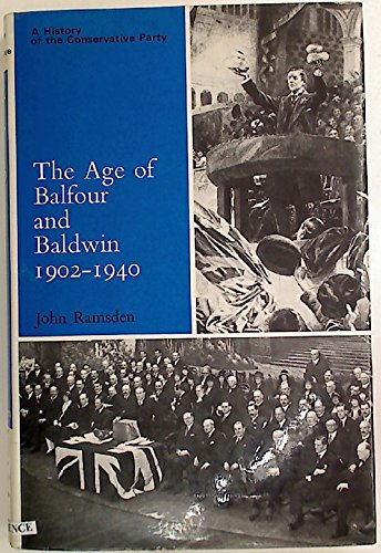 Book cover for Age of Balfour and Baldwin, 1902-40