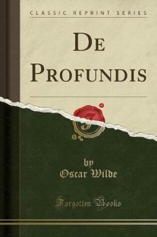 Cover of de Profundis (Classic Reprint)