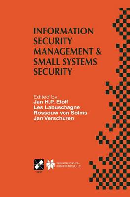 Cover of Information Security Management & Small Systems Security