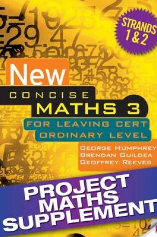 Cover of New Concise Maths 3 Project Maths Supplement