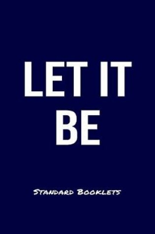 Cover of Let It Be Standard Booklets