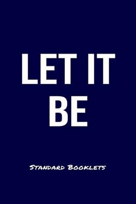 Book cover for Let It Be Standard Booklets