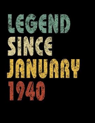 Book cover for Legend Since January 1940