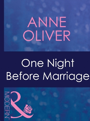 Book cover for One Night Before Marriage