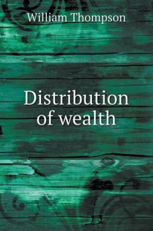 Cover of Distribution of wealth