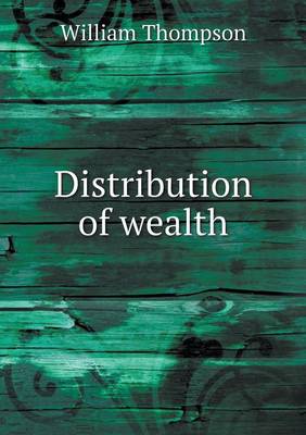 Book cover for Distribution of wealth