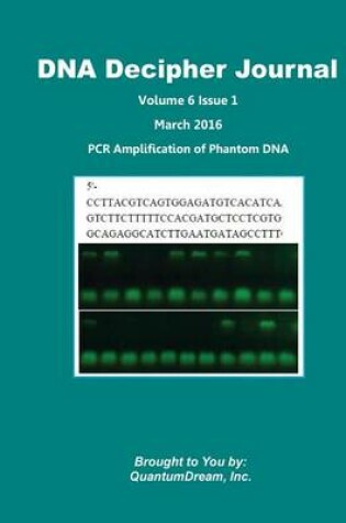 Cover of DNA Decipher Journal Volume 6 Issue 1