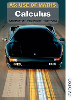 Book cover for AS Use of Maths: Modelling with Calculus