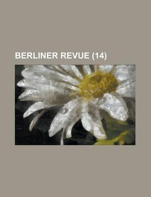 Book cover for Berliner Revue (14)