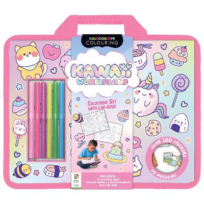 Book cover for Kawaii Colouring Set with Lap Desk