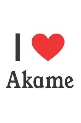 Cover of I Love Akame