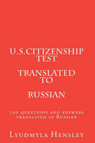 Cover of U.S.Citizenship test translated in Russian