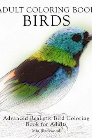 Cover of Adult Coloring Book Birds