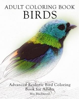 Cover of Adult Coloring Book Birds