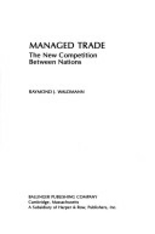 Cover of Managed Trade