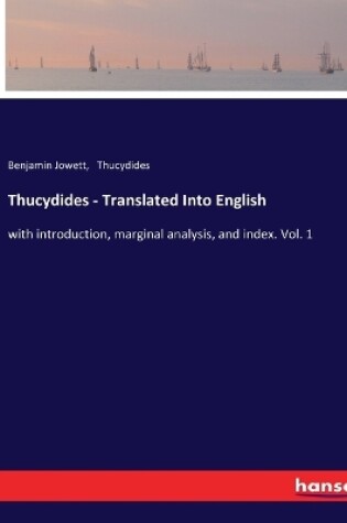Cover of Thucydides - Translated Into English