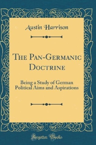 Cover of The Pan-Germanic Doctrine
