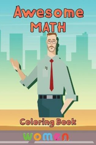 Cover of Awesome Math coloring book women