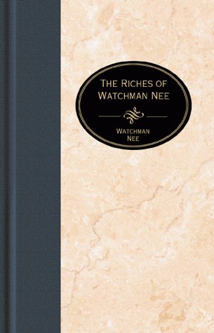 Book cover for The Riches of Watchman Nee