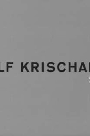 Cover of Adolf Krischanitz, Architect