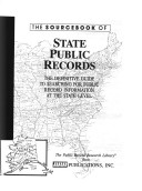 Cover of Sourcebook of State Public Records