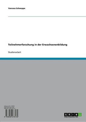 Book cover for Teilnehmerforschung in Der Erwachsenenbildung