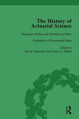 Book cover for The History of Actuarial Science Vol X