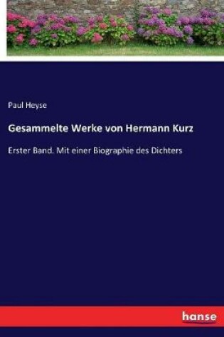 Cover of Gesammelte Werke von Hermann Kurz