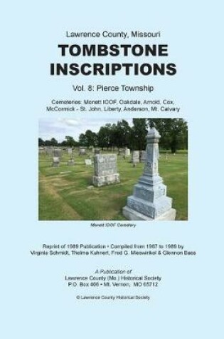 Cover of Lawrence County Missouri Tombstones Vol. 8