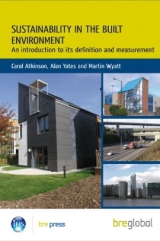 Cover of Sustainability in the Built Environment
