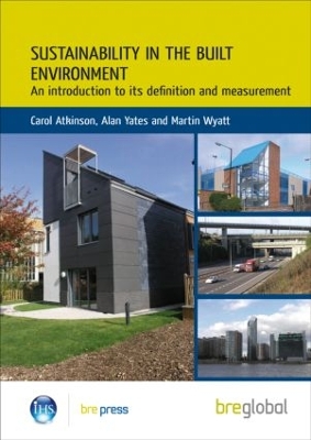 Book cover for Sustainability in the Built Environment