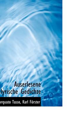 Book cover for Auserlesene Lyrische Gedichte