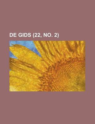 Book cover for de Gids (22, No. 2 )