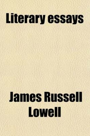 Cover of Literary Essays (Volume 3)