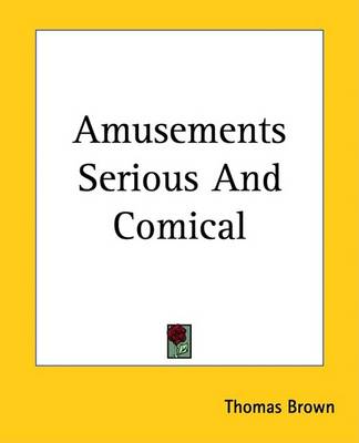 Book cover for Amusements Serious and Comical