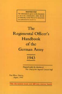 Book cover for Regimental Officers Handbook of the German Army 1943