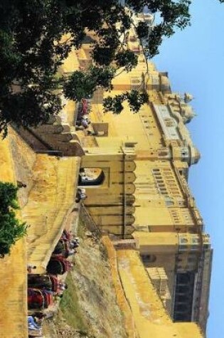 Cover of Elephant Caravan Going to the Amber Fort in Jaipur, Rajasthan, India Journal