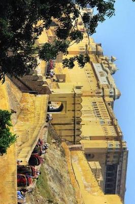 Book cover for Elephant Caravan Going to the Amber Fort in Jaipur, Rajasthan, India Journal