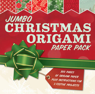 Book cover for Jumbo Christmas Origami Paper Pack