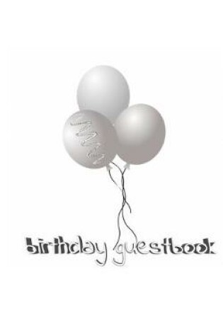 Cover of Ballon Birthday Guest Book