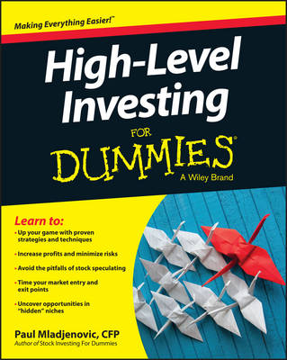 Book cover for High Level Investing For Dummies