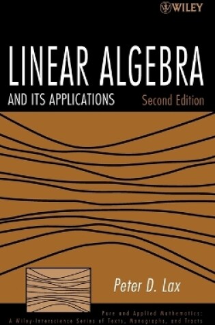 Cover of Linear Algebra and Its Applications 2e