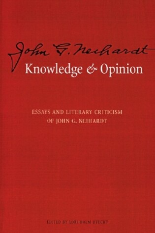 Cover of Knowledge and Opinion