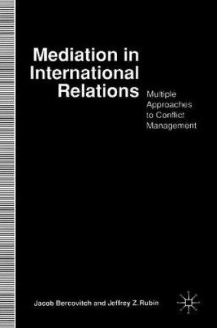 Cover of Mediation in International Relations