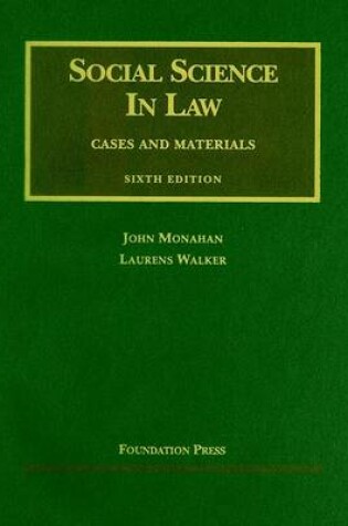 Cover of Social Science in Law